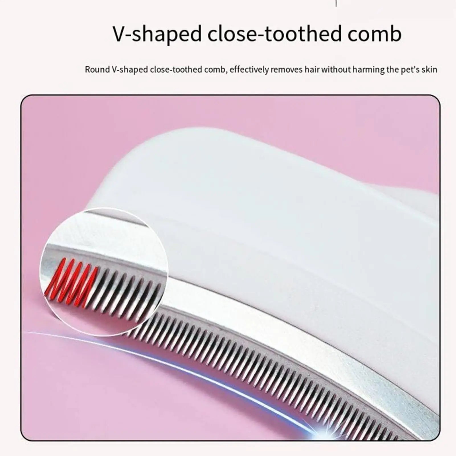 Pet Grooming Brush Cat Comb Self Cleaning Hair Remover Grooming Tool for Dog and Cats De-Matting Comb Cleaning Pets Supplies Zpaxo