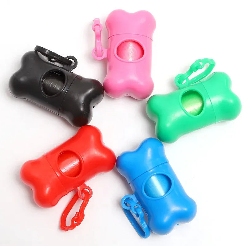 Bone-Shaped Dog Waste Bag Dispenser | Portable Poop Bag Holder