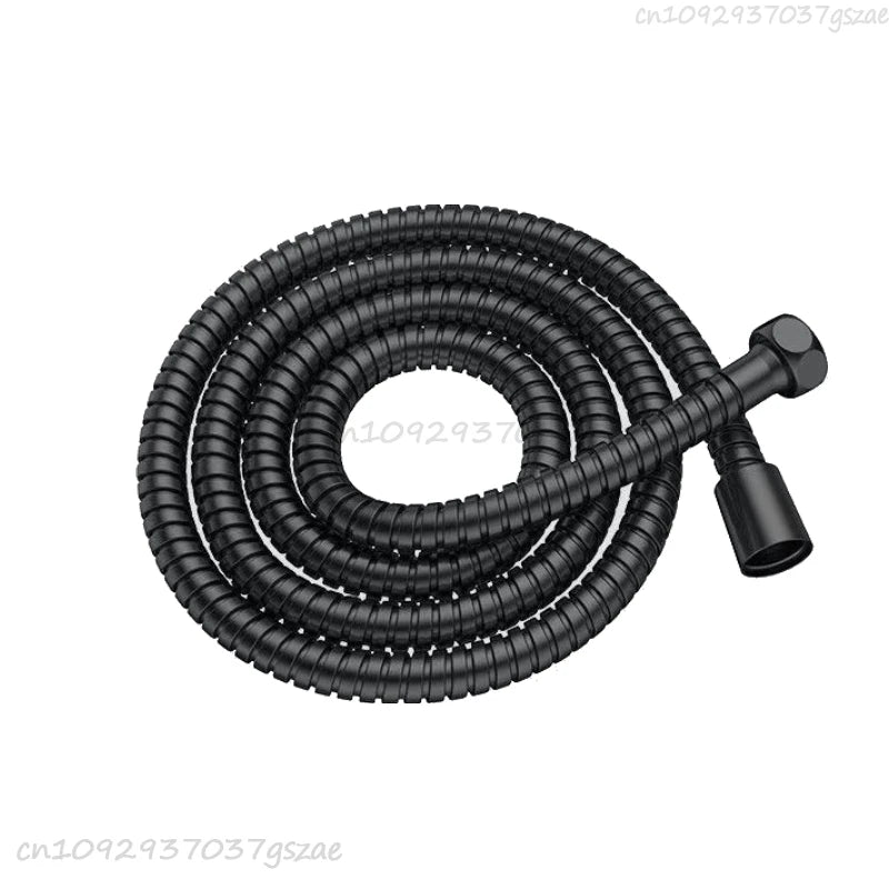 Shower Head 4 Modes Water Saving Adjustable High Pressure Shower Handheld Spray Hangable Multifunctional Bathroom Accessories Zpaxo Black water pipe