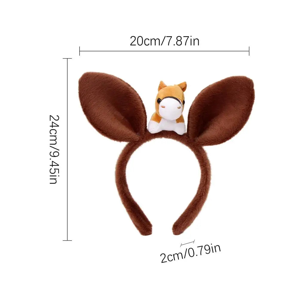Cute Horse Headband Hair Hoop Carnival Costume Party Dress Up
