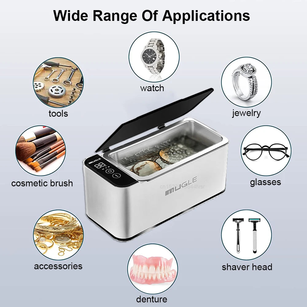 Ultrasonic Cleaner 35W Ultrasound Glasses Cleaning Machine 46KHZ