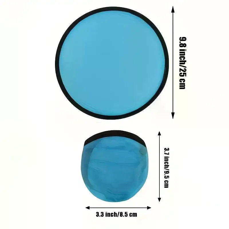 5 Multifunctional Foldable Hand Fan Portable Pocket 1 Flying Disc Zpaxo