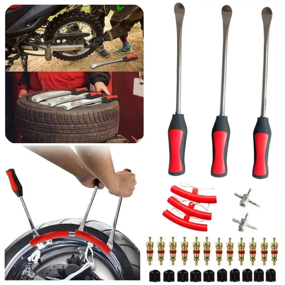 High Strength Tire Changing Lever Carbon Steel Efficient Tyre Repair Tool Dismounting Mounting Professional Tire Removal Tools Zpaxo