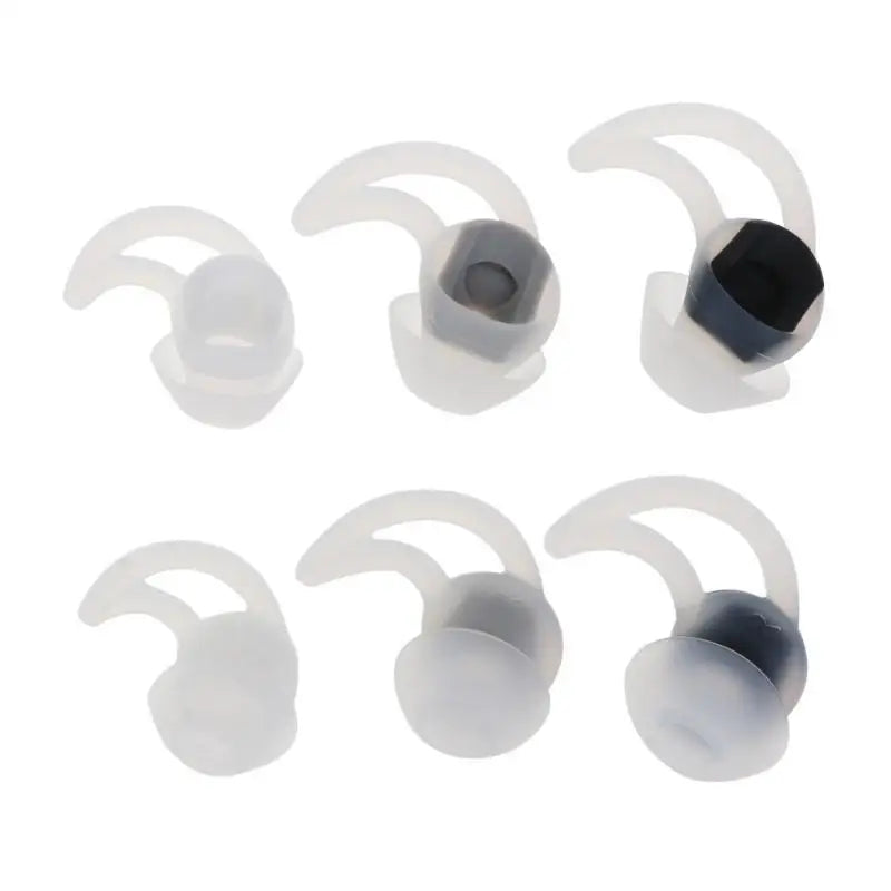 Replacement Silicone Tips for In Ear Earphones Earbuds Earhook For Sound Sport Wireless QC20 QC30 Noise Isolation Zpaxo White CN