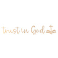 Trust in God Car Mirror Decal – Vinyl Faith Sticker for Women
