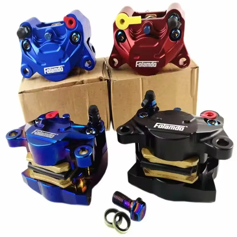 CNC Dual Piston Disc Brake Caliper Pair – Motorcycle Upgrade