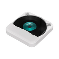 No Decoding Required Car Disc Player Universal USB Port External Zpaxo White