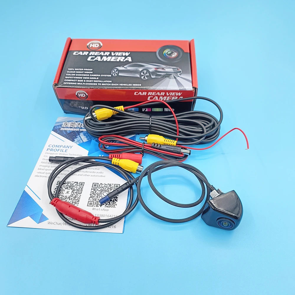 AHD 1920x1080P Car Rear View Camera Dynamic Trajectory Ruler Full HD