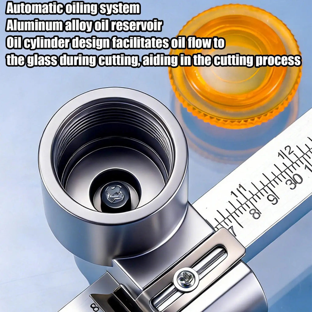 Glass Cutters Tools Heavy-Duty Precise Adjustable Alloy Compass Plexiglass Cutter For Mirror Window Installation Picture Framing Zpaxo