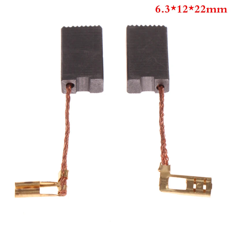 6 3x12x22mm Mini Drill Electric Grinder Replacement Parts Carbon