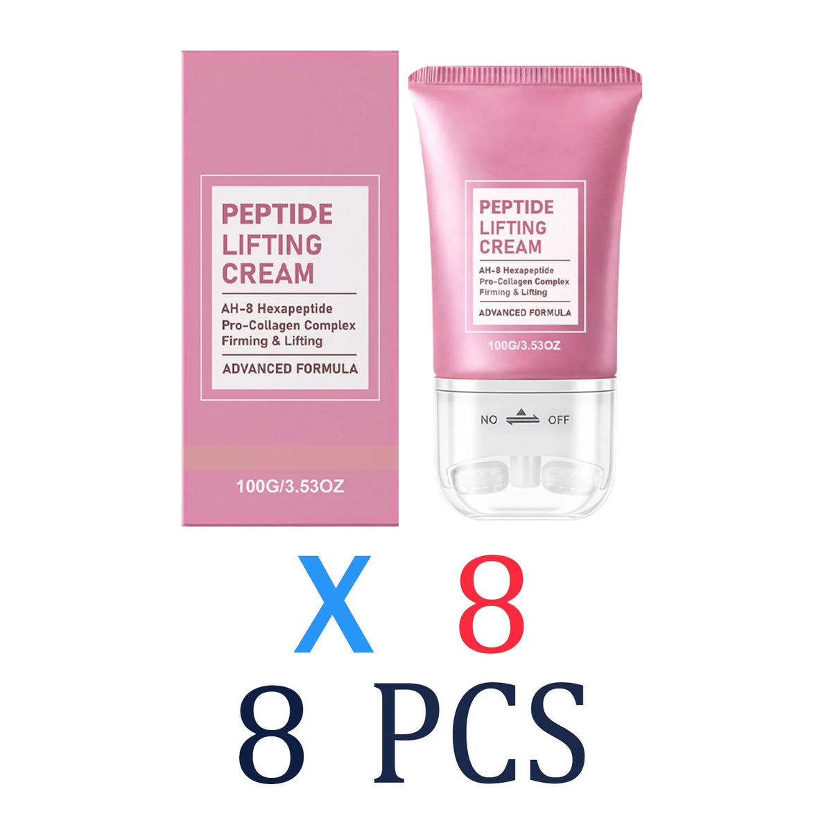 Neck Roller Care Cream Massager Firming Smoothing Moisturizer Gentle Nourishing Long Lasting Hydration Body Care 100g Zpaxo 8 Pcs