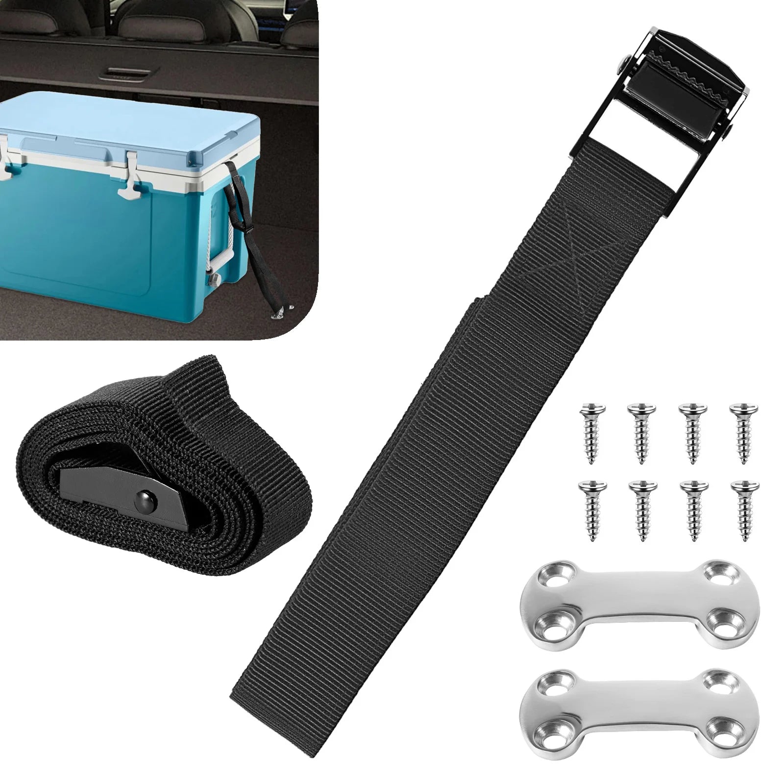 Fixed Straps Anti Slip Robust Buckle Tie Down Stable Accessories