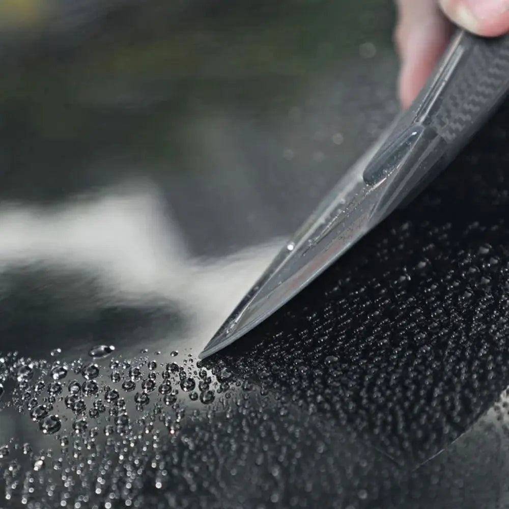 Non-Scratch Silicone Water Wiper Flexible Comfortable Grip Car Washing Squeegee Heat-resistant Quiet Window Cleaning Tool Zpaxo