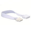 652F 8pin (6+2) Power Cable Extended Length Tinned Copper Conductors for Reliable Graphics Card Connection in Builds Zpaxo White 50CM CN