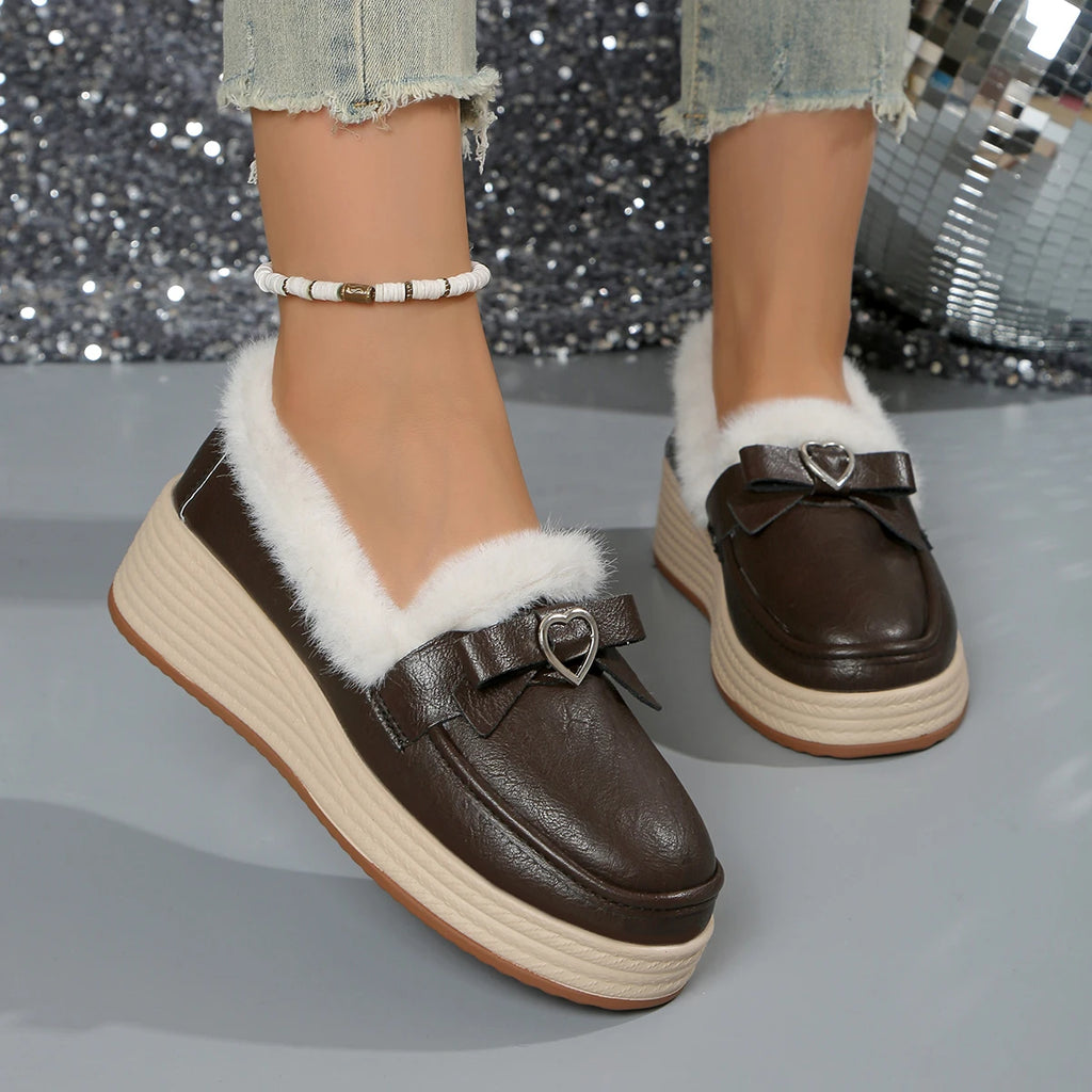 Women Snow Boots 2025 New Warm Large Size Ankle Boots Comfortable Casual Round Toe Boots Low-Top Flat Bottom Cotton Shoes Women Zpaxo