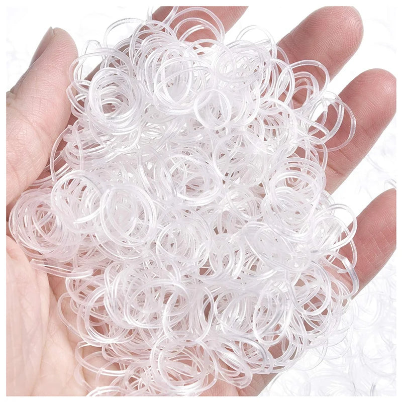 Elasticity Transparent Silicone Rubber Band Mini Bands Soft Elastic