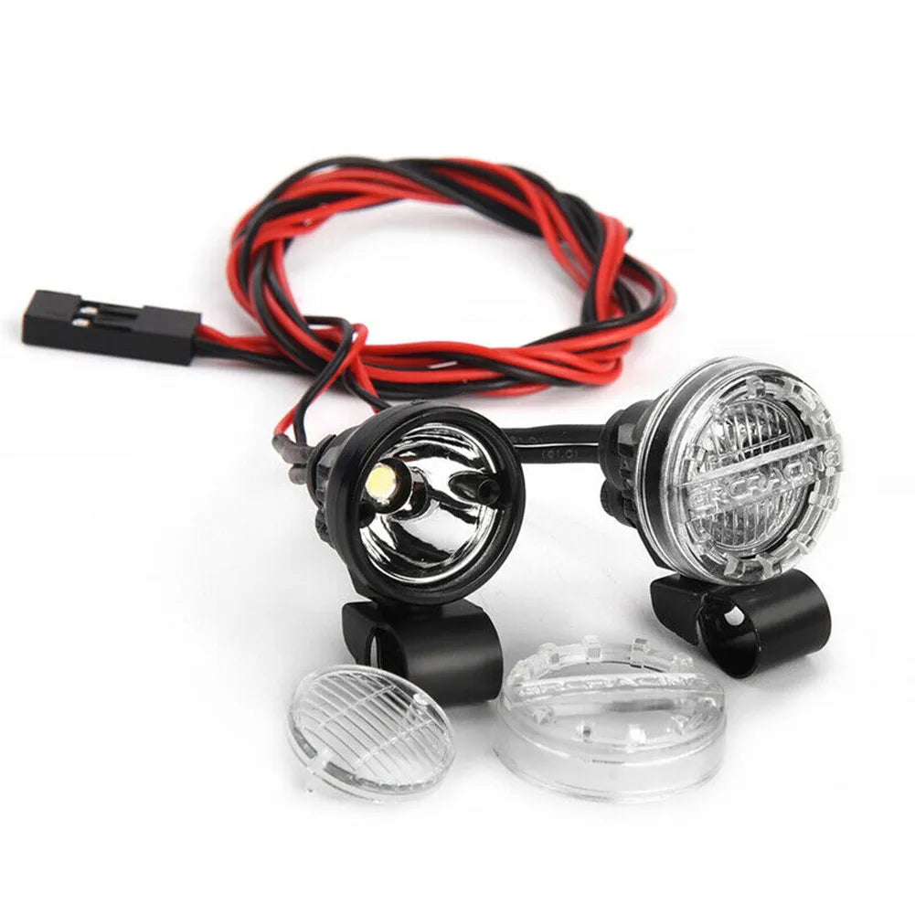 LED Spotlight Headlights Dome Light Axial TRX4 SCX10 1 10 8 RC