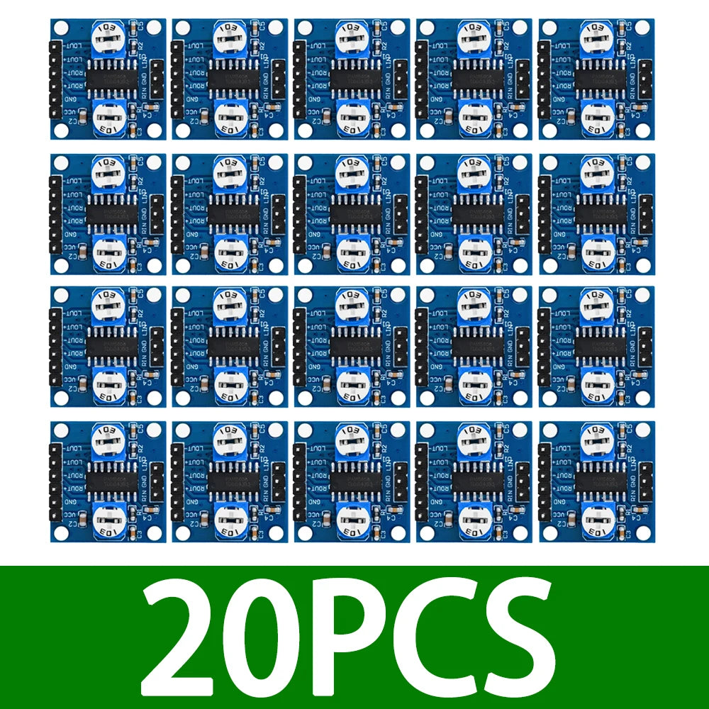 PAM8406 Digital Power Amplifier Board Volume Potentiometer Stereo Zpaxo 20PCS