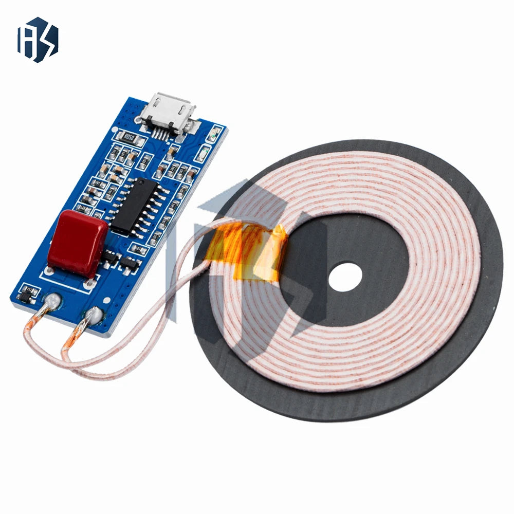 5V 1A Wireless Power Supply Charging 5W Charger Transmitter Universal Zpaxo