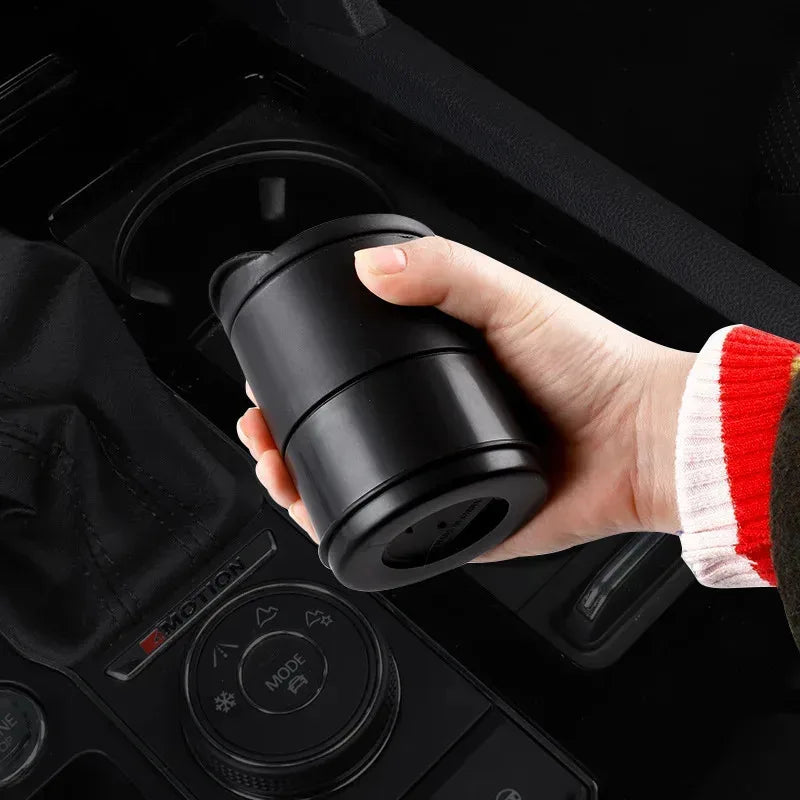 Universal Car Ashtray Cup Holder – Smokeless Coin & Trash Container