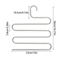 5 Layers Multi-functional Clothes Hangers Non-slip Pant Storage Rack