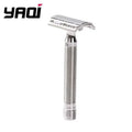 Yaqi Stainless Steel Safety Razor – 0.75mm Blade Gap Smooth Shave Safety Razor Zpaxo RAASS2474