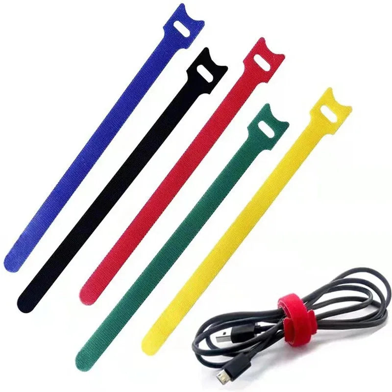 Releasable Nylon Cable Ties – Reusable Wire Organizer Straps