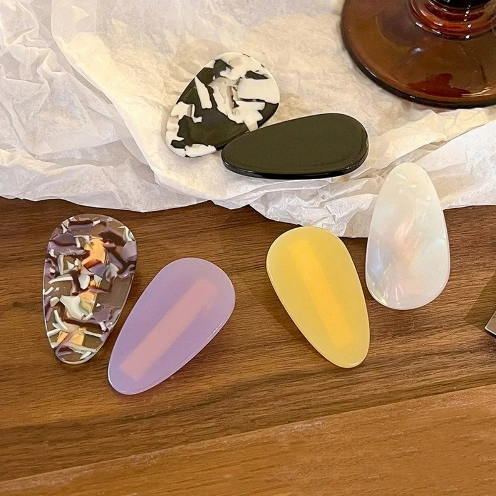 Fashion Vintage Colorful Hair Clip Drop Shape Headdress Barrettes Zpaxo