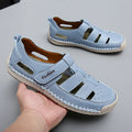 Summer Men Sandals Leather Mens Casual Shoes Outdoor Beach Roman Zpaxo 5588 38