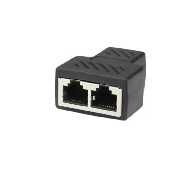 RJ45 Ethernet Splitter Adapter – 1 to 2 Network Connector