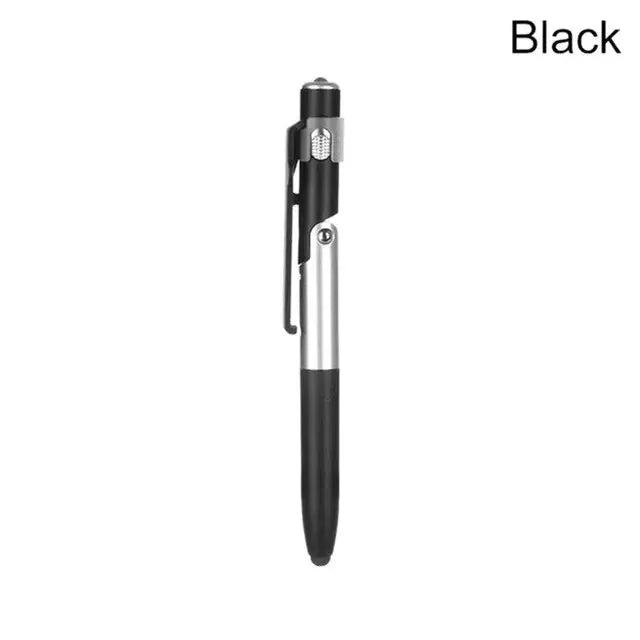 1 Foldable Multi-function Ballpoint Pens Stationery School Stylus Pen Zpaxo 1pcs Black