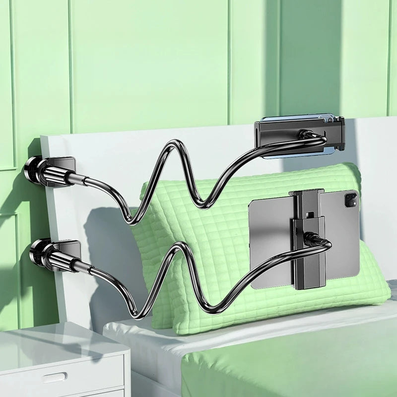 Tablet Stand Holder Mount Clip Grip Flexible Long Arm Gooseneck For iPad iPhone Switch Galaxy Tab Kindle D1S6 Zpaxo