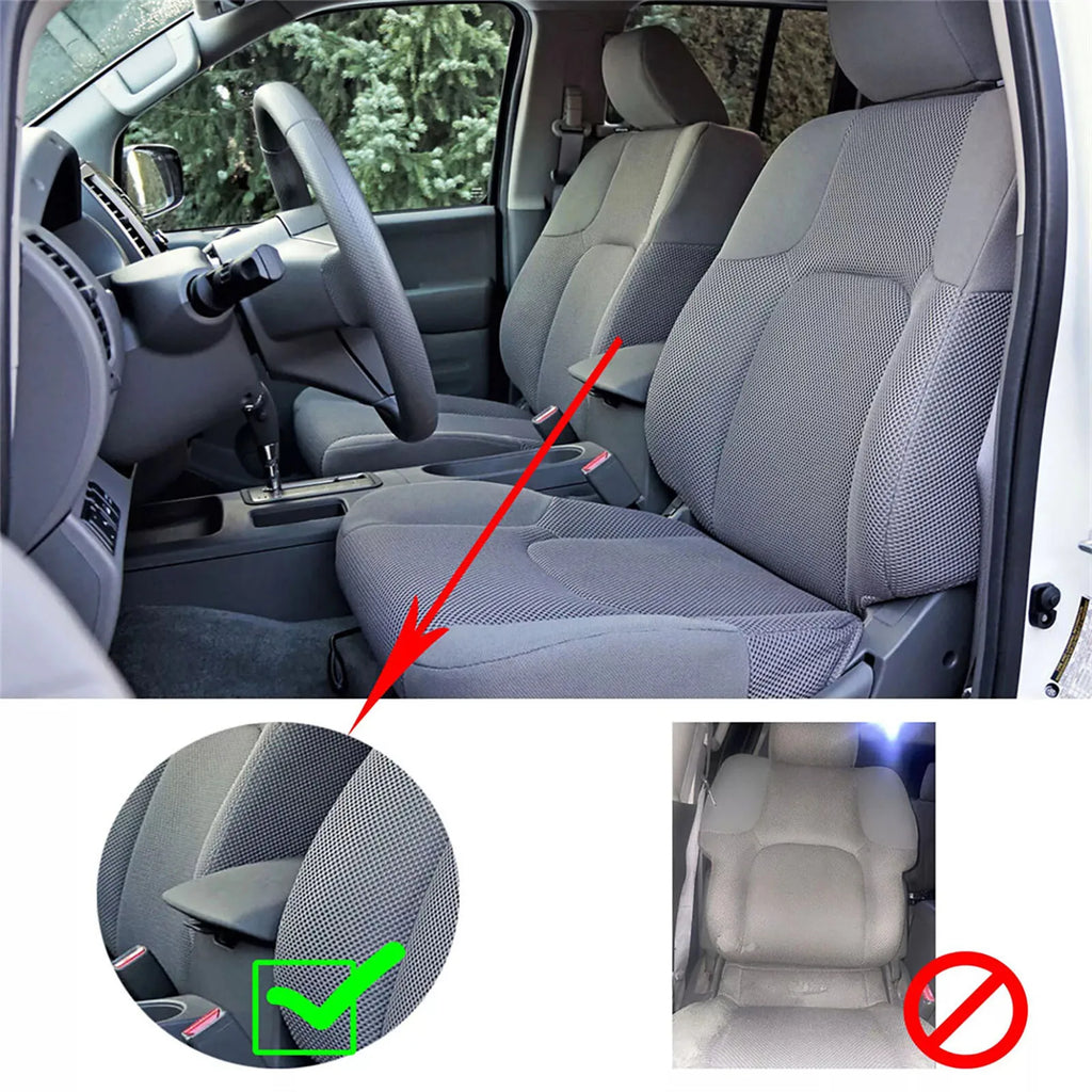 Nissan Frontier 2005-2019 Car Bottom Lean Back Cloth Seat Cover Trim