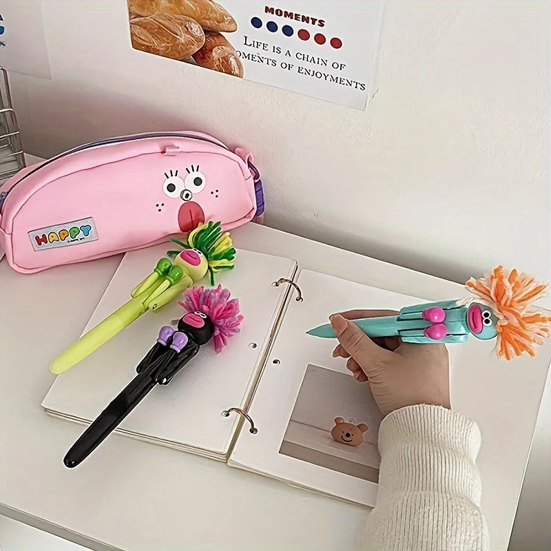 Hair-fried Boxing Pen Creative Decompression Cartoon Ballpoint