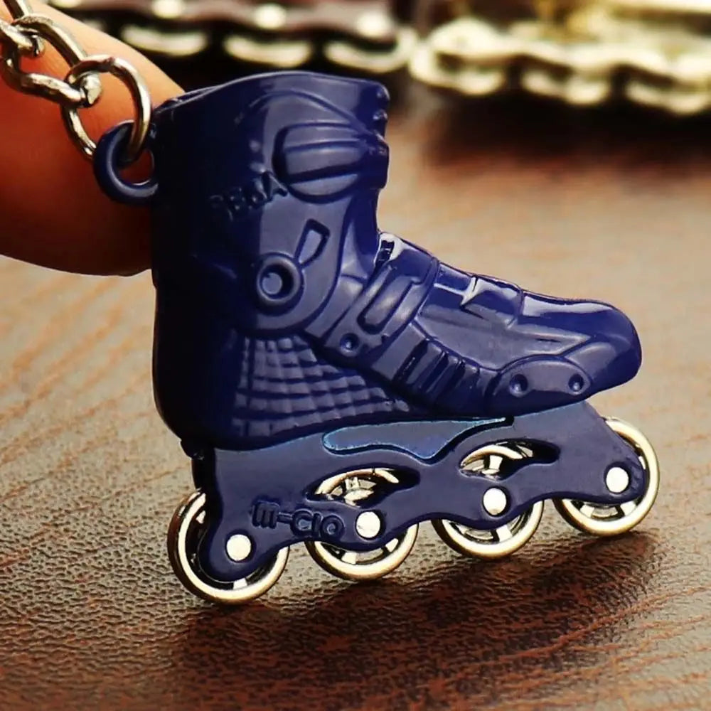 Accessaries Party Gift Skate Keyring Bag Holder Car Key Ring Skating Pendant Key Chain Single row skating Skate Key Chain Zpaxo