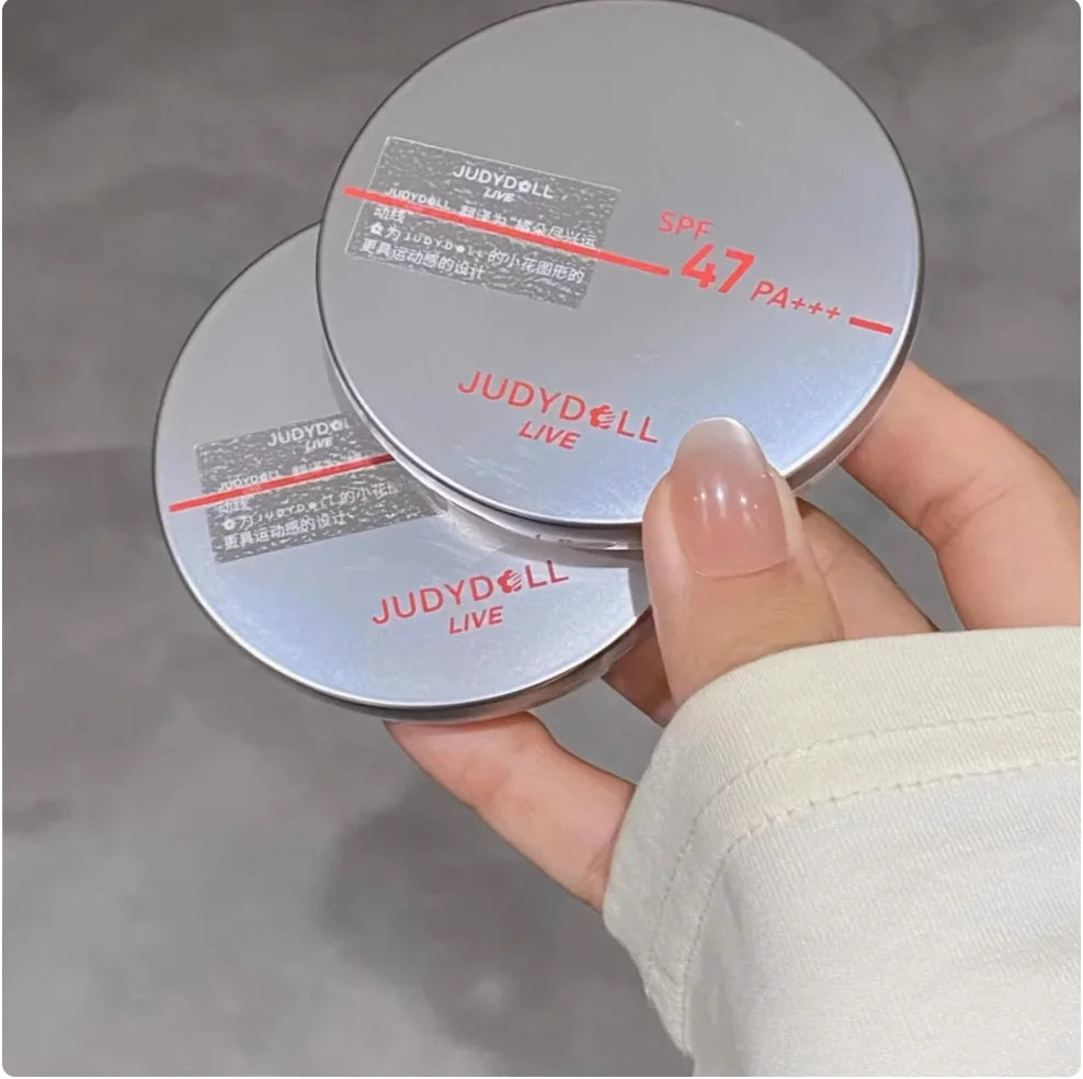 Judydoll Sunscreen Pressed Powder Makeup Setting Lasting Oil Control Zpaxo