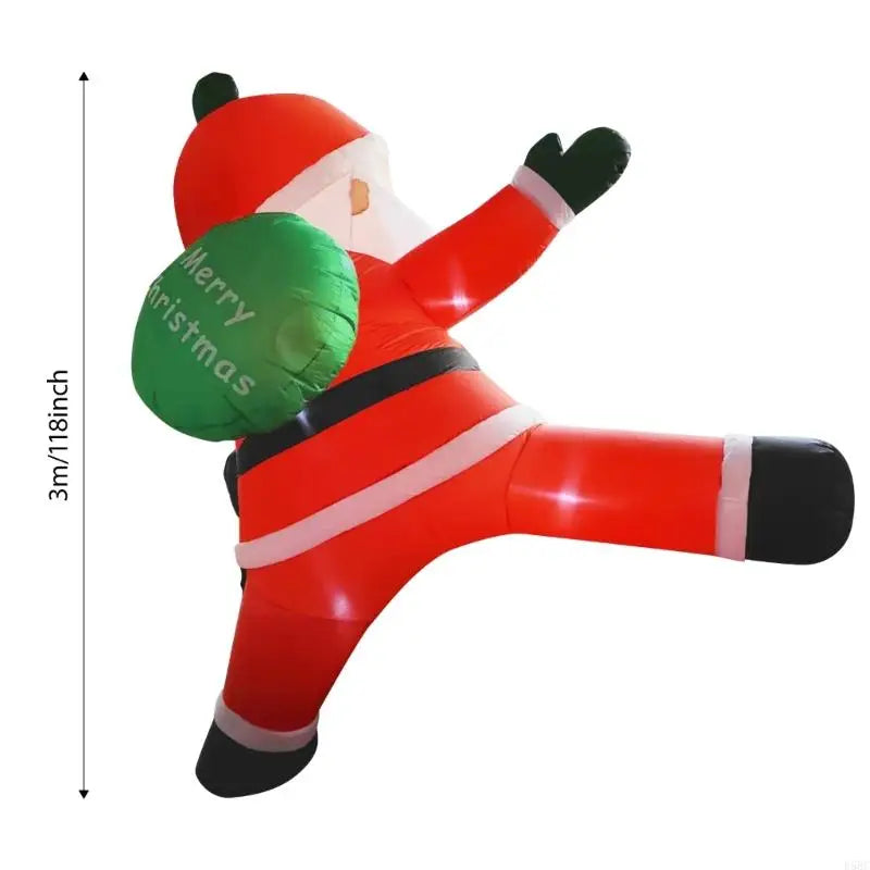 Large Inflatable Holiday Deck Permanent Tear Resistant Polyester Easy