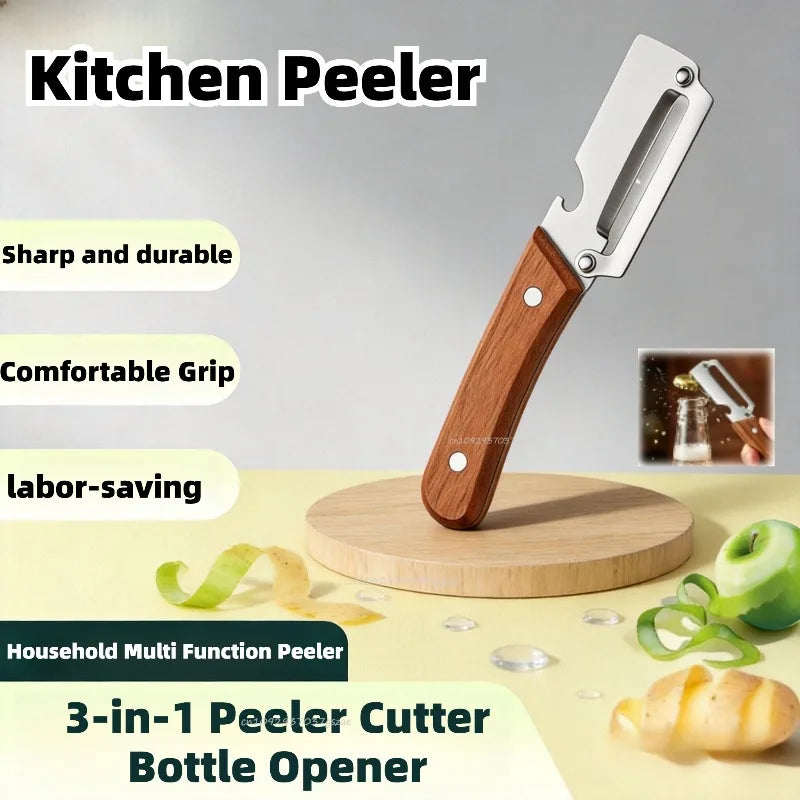 Knife for Cutting Cabbage Kitchen Fruit Processing Tool Peeler Stainless Steel Paring Knife Portable Gadget for Daily Cooking Zpaxo