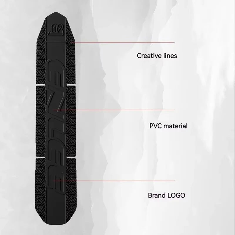 Cycling Down Tube Frame Guard Silicone Non-slip Removable Bike Down Tube Sticker Anti-Scratch Protection Guard Bike Part MTB Zpaxo