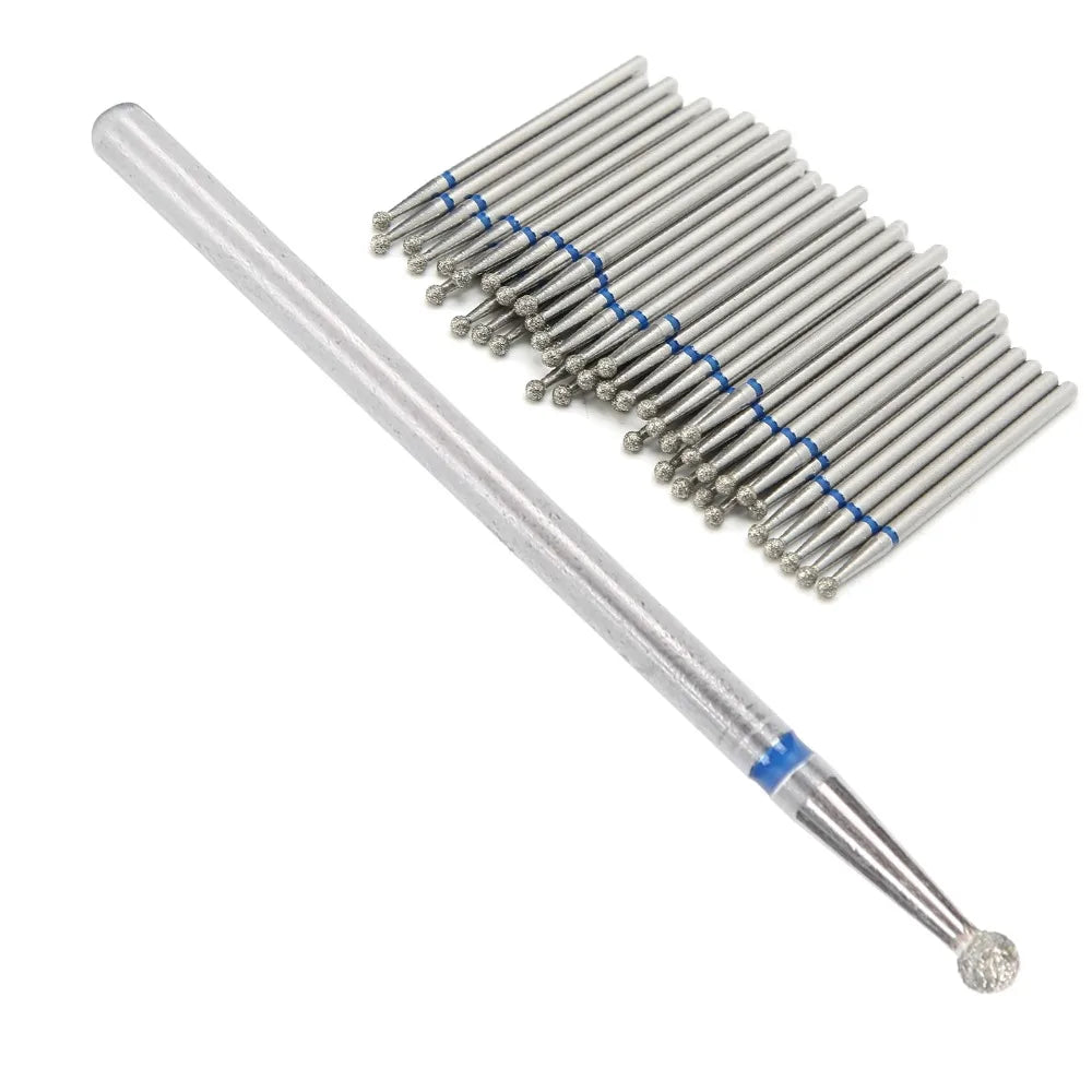 Ball Head Spherical Nail Drill Bits Diamond Texture Replacement Zpaxo