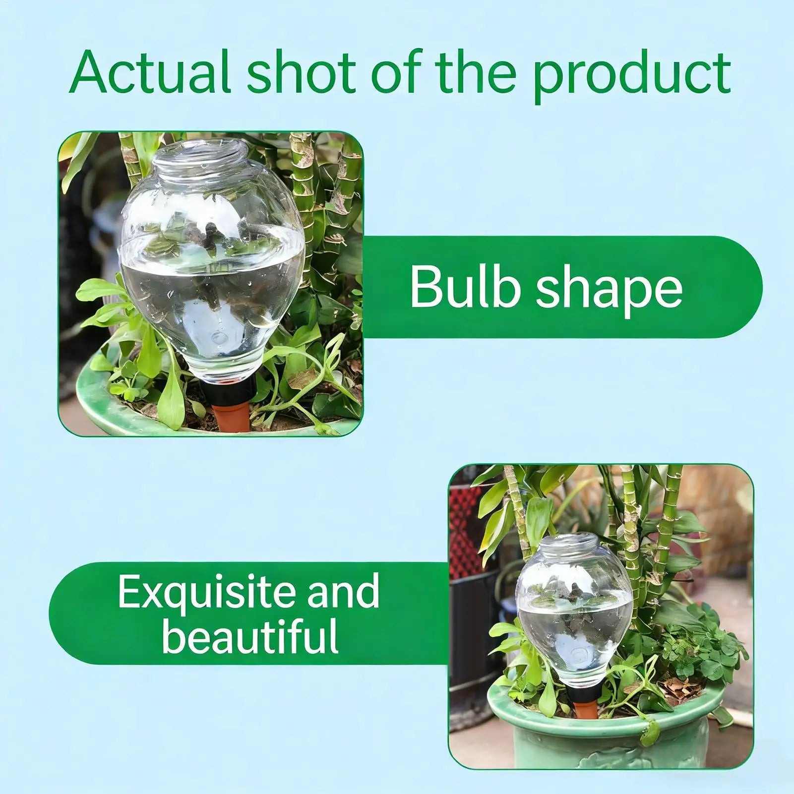 Watering Globes for Indoor Plants Slow Release Irrigation Spikes Watering Bulbs for Indoor Plants for Outdoor Potted Home Garden Zpaxo