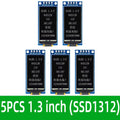 1.3 inch OLED display 64×128 LCD module SH1107 LCD 1.3 "OLED Vertical screen module for arduino Zpaxo 5PCS SSD1312