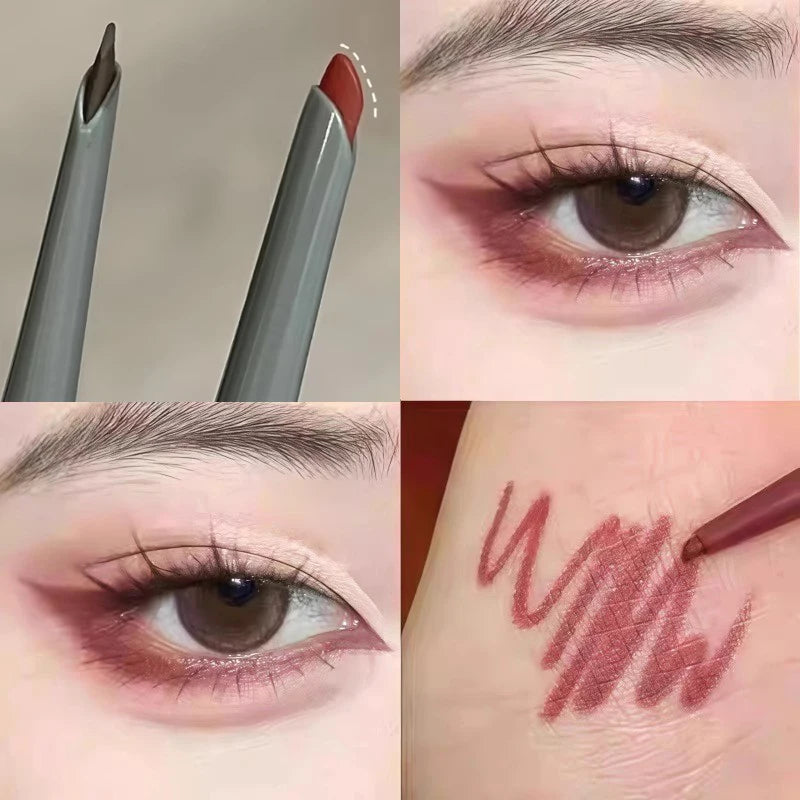 Matte Wine Red Silky Long-lasting Eye Liner Gel Pencil Waterproof
