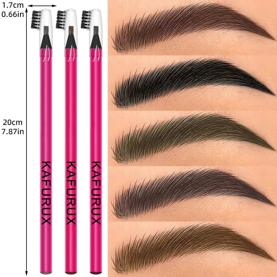 8 Tear Off Pull Line Black Eyebrow Pencil Ultra-fine Brown Rendering