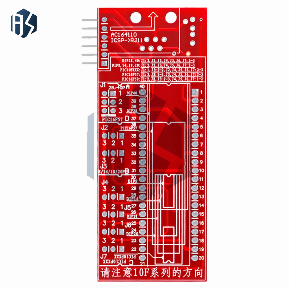 PIC-Compatible Universal ICSP/ISP Programmer: Compatible with PICkit 2/3 & ICD2 – 5V Power Adapter + Universal Socket Zpaxo