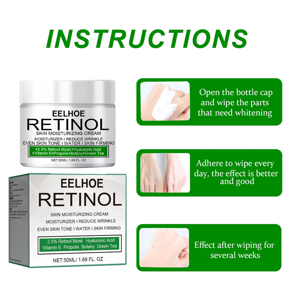 Eelhoe Retinol Brightening Cream – Dark Knees, Underarms & Body Skin Brightening Cream Zpaxo
