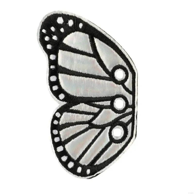 1 Pair Sewing Patches Iron Butterfly Wing Embroidery Bag