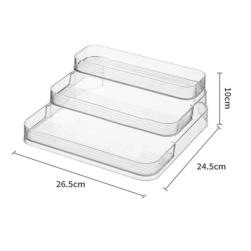3-Tier Desktop Organizer – Perfume, Cosmetic & Spice Shelf Desktop Tiered Organizer Zpaxo white-3