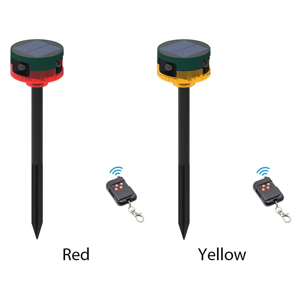 Birds Owl Repeller Solar 360-degree Induction Alarm 1200mAh Wild