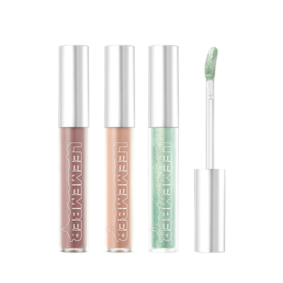 LEEMEMBER Lip Gloss 3g Mirror Moisturizing Hydrating Low saturation Color Lipstick Fine Flash Original Makeup Cosmetics Zpaxo